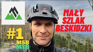 Mały Szlak Beskidzki cz. 1, MTB, #MSB, #ebike, rower, vlog rowerowy.