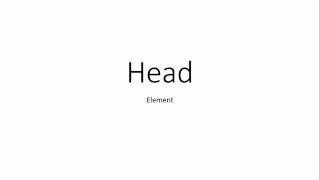 HTML Basics - The head element