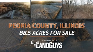 Peoria County, Illinois 88.5 Acres of Land For Sale