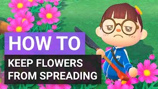 How to keep flowers from spreading | Animal Crossing: New Horizons | ACNH [Guide]