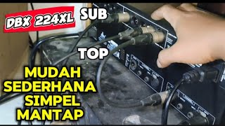 ROUTINGAN paling mudah simpel untuk  pemula DBX 224XL