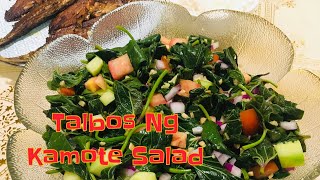 TALBOS NG KAMOTE SALAD l CAMOTE TOPS SALAD