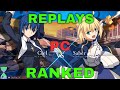 MBTL - CIEL VS SABER RANKED (PC REPLAYS) MELTY BLOOD TYPE LUMINA