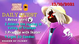 Sky Daily Quest #10 | 13/10/21 | Season of Flight | Sky Children of the light