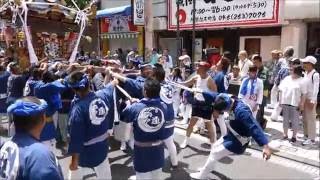 5527横濱開港祭 神輿コラボ☆湘南連合の神輿☆伊勢佐木町を渡御。iszk09湘