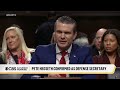 senate confirms pete hegseth as defense secretary