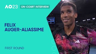 Felix Auger-Aliassime On-Court Interview | Australian Open 2023 First Round