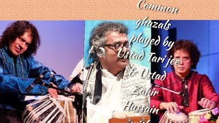 Common ghazals played by Ustad Tari jee and Ustad Zakir Hussain with Hariharan