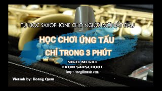 Tự học chơi ứng tấu Saxophone chỉ trong 3 phút - How to improvise on saxophone in 3 minutes