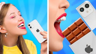 SNEAKING CHOCOLATE IDEAS AND TIPS! || Mouth-Watering Food Hacks by 123 Go! Live