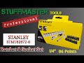 Stanley STMT82672-0 | 1/4 Drive Metric Socket Set | 37-Pieces| 06 Points