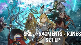 Brave Frontier ReXONA (ブレフロR) - Skill Fragments / Runes Set Up