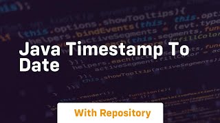 java timestamp to date