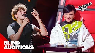 Niccolò libera la sua voce in “Passerà” di Aleandro Baldi | The Voice Kids 3 Blind Auditions