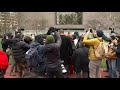 Attorney Ben Crump, Wright and Floyd families meet with reporters