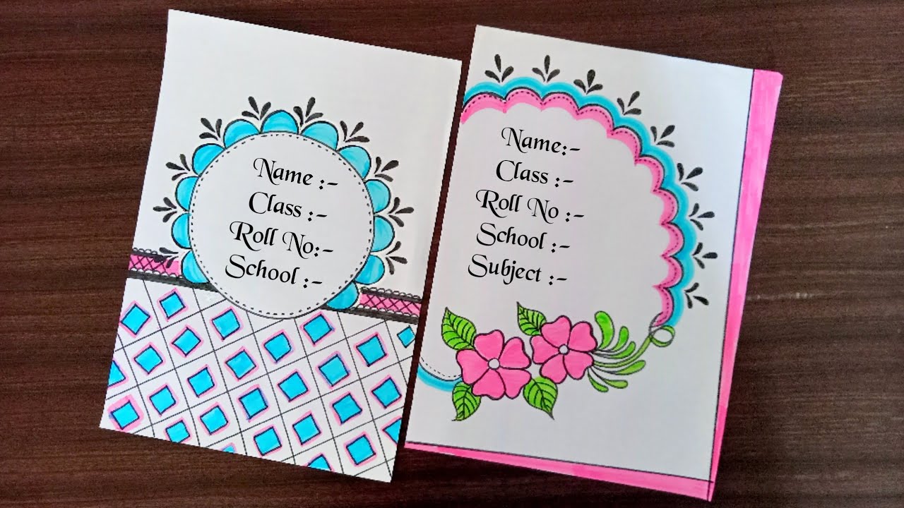 Creative English Front Page Design English Project Work Front Page