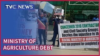 Debt: Contractors say protest not politically motivated