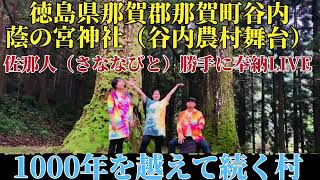 【徳島県那賀郡那賀町谷内蔭の宮神社（谷内農村舞台）】佐那人（さななびと）旅♪🎼🎶〜🌸1000年を越えて続く村🌸〜🎶🎼