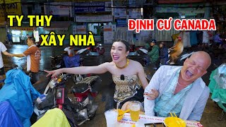 Trời mưa, Ty Thy xây nhà, định cư Canada bán gỏi đu đủ - Ty Thy Vlog Gỏi đu đủ