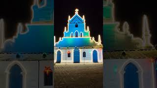 A Beacon of Faith: Dona Paula Chapel Illuminated ❤ | #christmas #goaculture #christmas2024 | SIDGOA