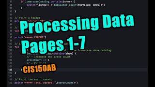 Processing Data Pages 1-7