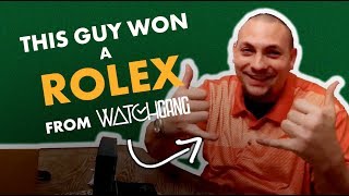 This Guy Won A Rolex From Watch Gang & So Could You!