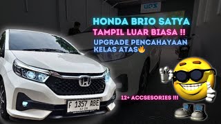 HONDA BRIO SATYA MODIFIKASI LUAR BIASA🔥AUTO PALING GANTENG DI JALANAN🤩