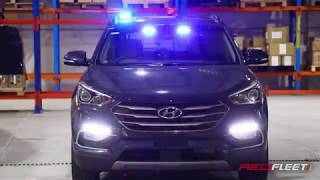 NSWPF HYUNDAI SANTA FE RED BLUE WARNING LIGHTS BY REDFLEET