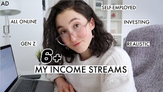 MY 6+ ONLINE INCOME STREAMS AT AGE 24 | How I built a career online