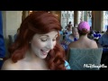 ariel greets guests at cinderella s royal table in walt disney world