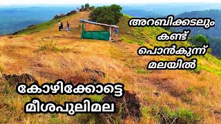 കോഴിക്കോട്ടെ മീശപുലിമല - PONKKUNNU HILLS - POKKUNNU HILL - Kozhikode