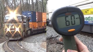 60 MPH NS 282 and more! Railfanning NS Greenville District \u0026 CSX Abbeville Sub 1/19/25 - 1/20/25