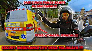 BANTU AMBULANCE DARI CUACA PANAS SAMPE HUJAN BADAI❗❗❗HTD Peduli Desa Majalaya