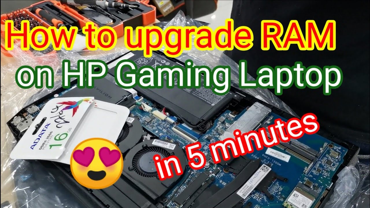 How To Upgrade RAM On HP Pavilion Gaming Laptop (in 5 Minutes ...