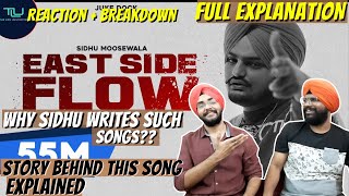 East Side Flow -Sidhu Moose Wala |Brown Boys| Reaction + Breakdown| Story Behind This Song Explained