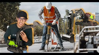 Huina 1593 Excavator 2.4GHz Remote Control Complete Unboxing and Climbing Test Part 1