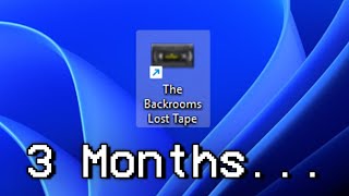 this backrooms game has been sitting at the centre of my desktop for 3 months...