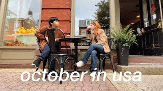 USA VLOG 🇺🇸 husband's first trip to boston, apple picking in autumn, small east coast towns