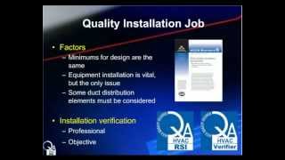QA RSI HVAC Verifier Orientation #1