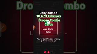 10 \u0026 11 February Dropee Combo Cards| Dropee Combo Cards Today | Dropee daily Combo Today