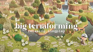 【あつ森】南河口 大規模な河川工事 |  Animal Crossing Longplay 🍃 big terraforming (No Commentary)