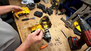 Dewalt DCF885 impact driver housing swap