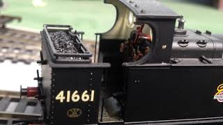 Bachmann Class 1F pulling 5 different coaches