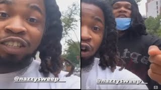 Famo Banga Runs Into Nazzy Sweep aka Naz GPG After Beefing