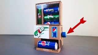 How To Make Pepsi And 7up Vending Machine from Cardboard DIY at Home - Project for School