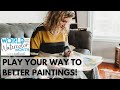 World Watercolor Month: Waking Up Creativity With Play (Wax Resist Technique)