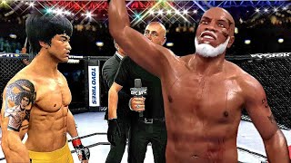 Bruce Lee vs. Old Mike Tyson - EA sports UFC 4 - CPU vs CPU