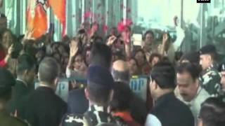 Amit Shah arrives in Kolkata