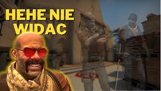 STROLOWAŁEM GRACZY BĘDĄC NIEWIDZIALNYM W CSGO!