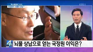 ‘특수 활동비’ 수사…국정원이 ‘뇌물로 상납’?